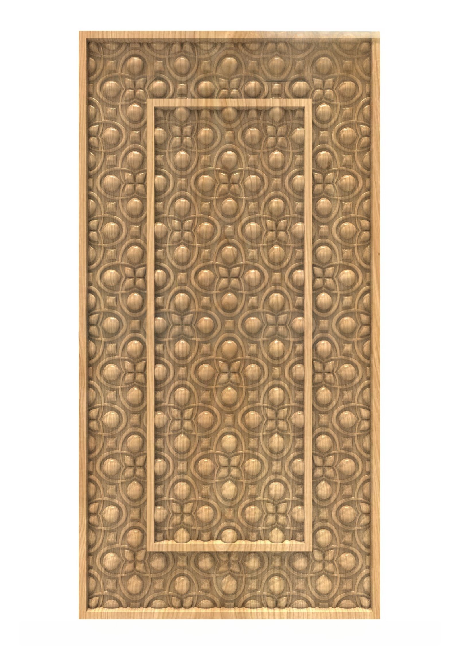 GSK DELITE DOORS - DL-56 Geometric Floral Lattice 3D Door Design